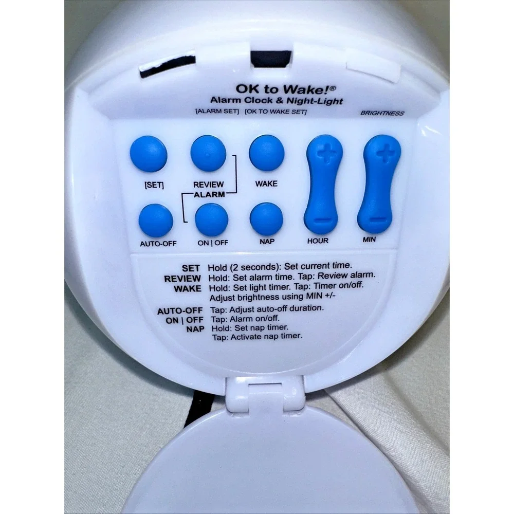 Mirari OK To Wake! Kids Alarm Clock + Night-Light Sleep Trainer *Read Descrip